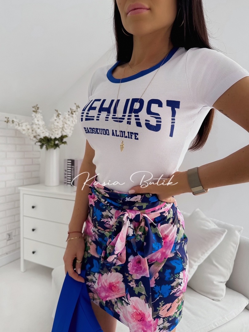 T-shirt Bawełniany Prążkowany Pinehurst  - polecana również dla kobiet w ciąży zdjęcie 1